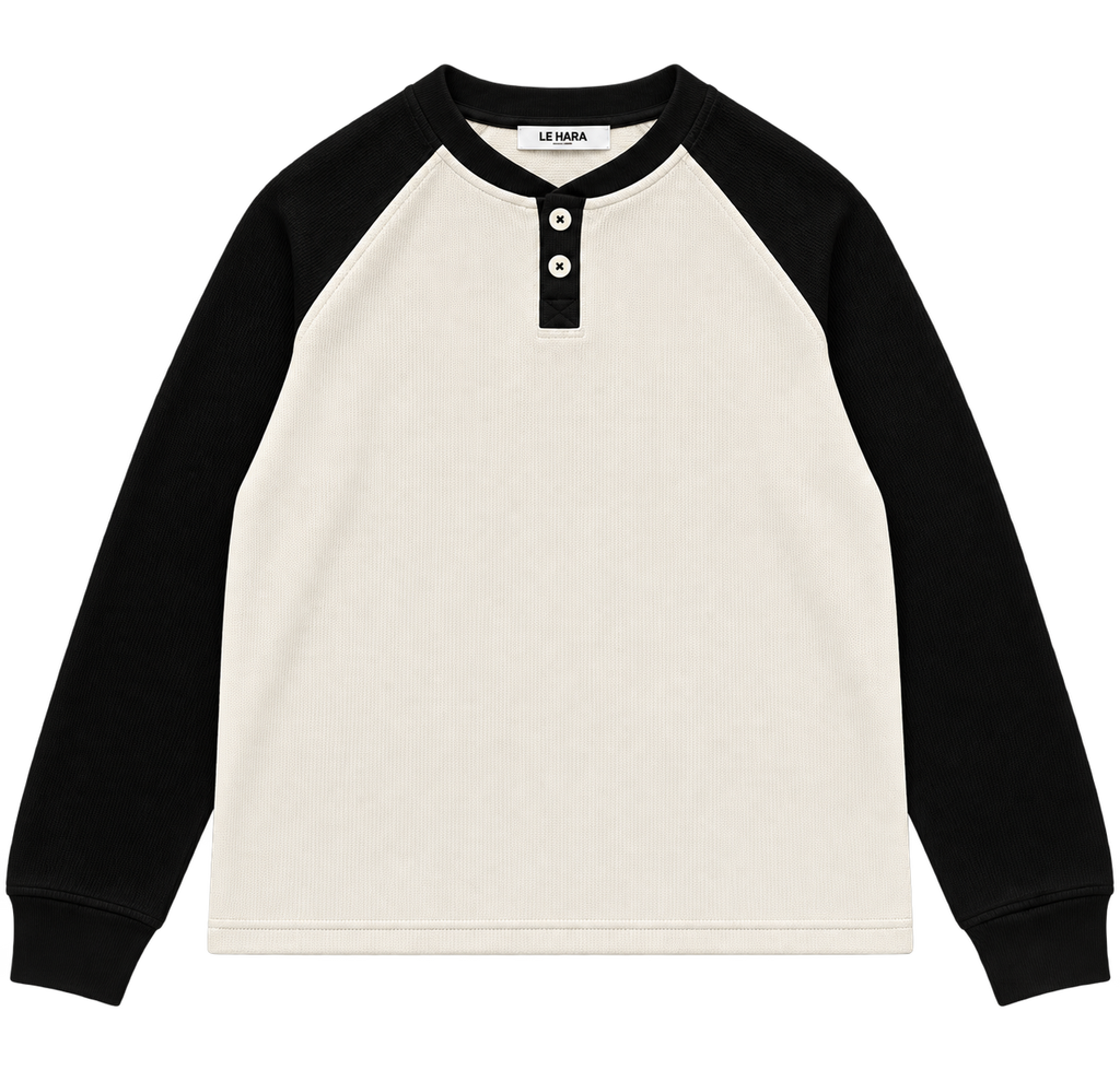 RAGLAN HENLEY THERMAL - front