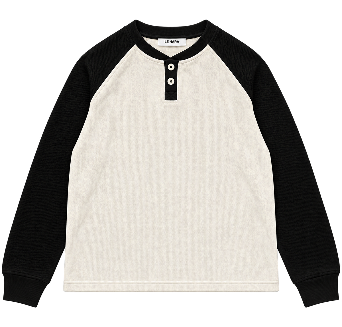RAGLAN HENLEY THERMAL - front