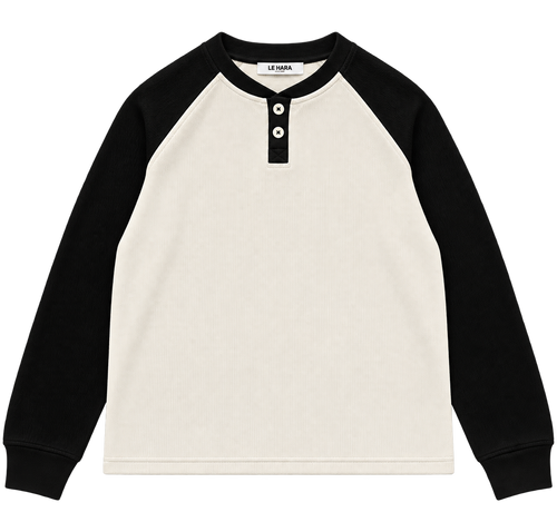 RAGLAN HENLEY THERMAL - front